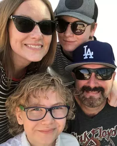 Major Dodson with father Hayden Dodson, mother Jennifer Lammers Dodson and brother Cooper Dodson