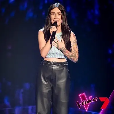 Melanie Cowmeadow in The Voice Australia