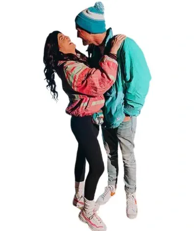 Melanie Cowmeadow with her boyfriend Justin Ruth