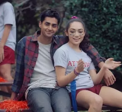Anirudh Pisharody with Avani Gregg in Chicken Girls