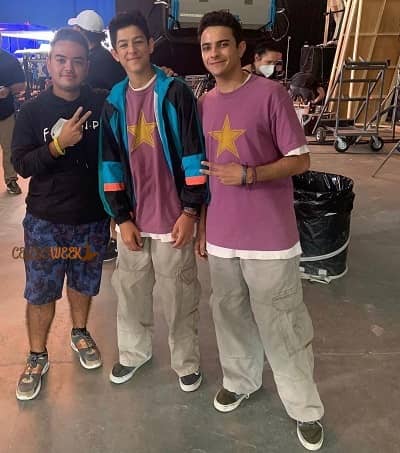 Bodhi Sabongui during Black Adam Filming