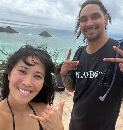 Brandi Chun with Kanoenoe Esteves