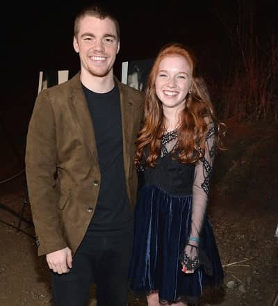 Gabriel Basso with sister Annalise Basso