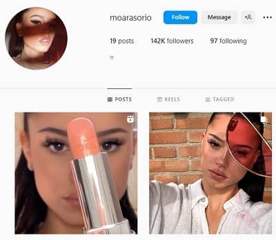 Moara Sorio instagram