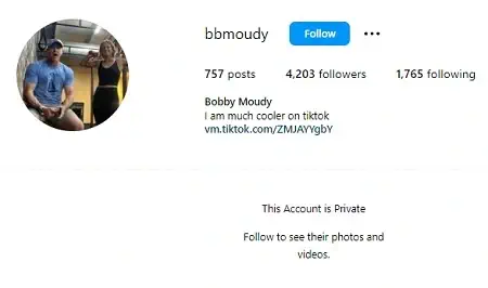 Bobby Moudy Instagram