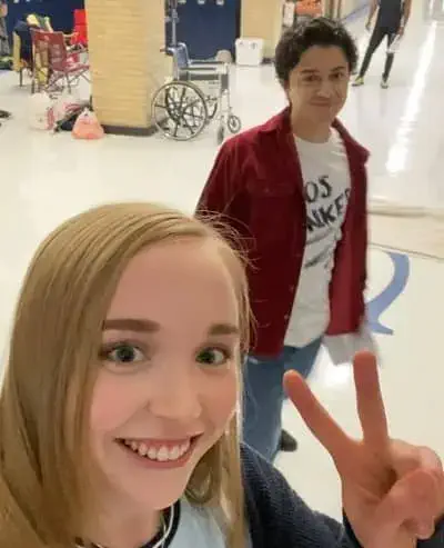 Ignacio Diaz-Silverio with Maisie Merlock