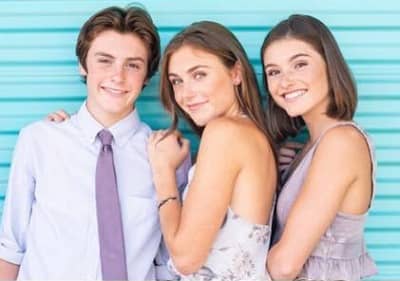 Jocelyn Shelfo with Gavin Shelfo and sister Lauren Shelfo
