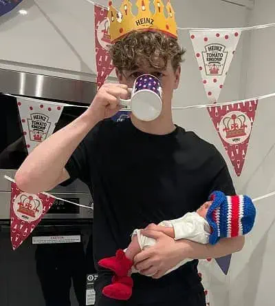 Rhys Connah with his brother