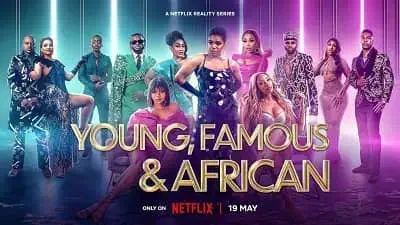 Rosette Ncwana with Young Famous African cast