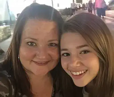 Sydney Taylor with Mother