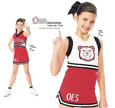 Zoey Merchant doing Varsity Ad