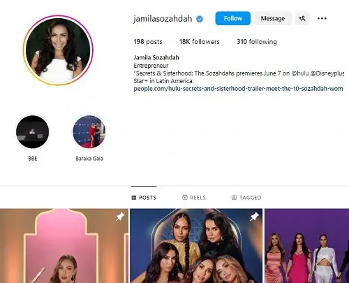 Jamila Sozahdah Instagram