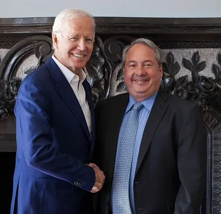 Jay Bloom with Joe Biden