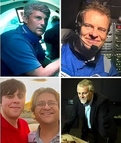 Missing 5 people who were aboard the missing submarine