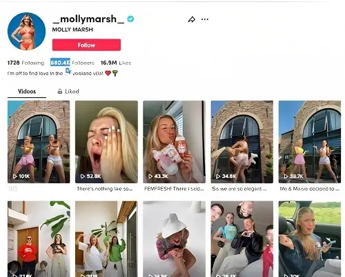 Molly Marsh TikTok