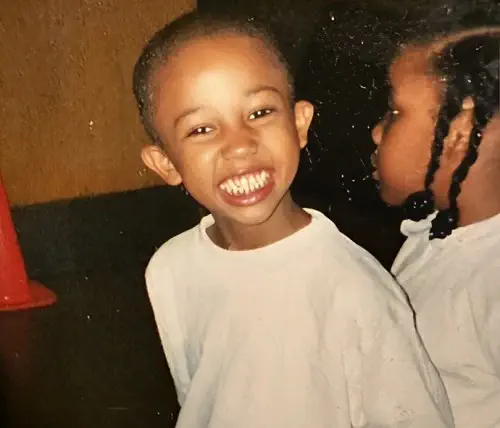 Childhood photo of Yng Cheese