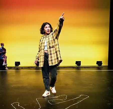 Quelin Sepulveda During theater performance