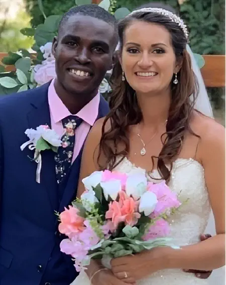 Alix Dorsainvil husband Sandro Dorsainvil On marriage day
