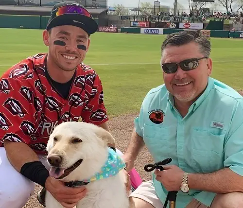 Cade Marlowe with father