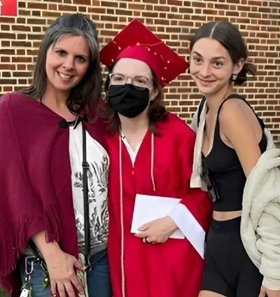 Mackenzie Shirilla with mother Natalie Shirilla and sister
