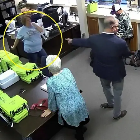 Misty Hampton Captured in CCTV footage