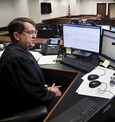 Judge David Jones resigned