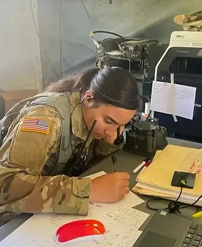 National GuardsWoman Chasity Nunez