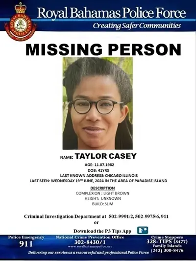 Taylor Casey missing poster